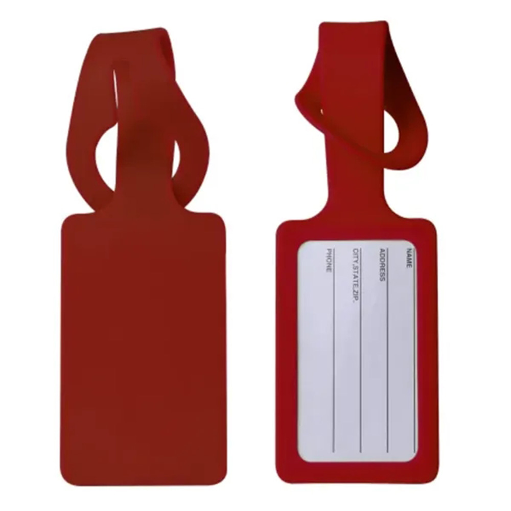 Rectangular Silicone Luggage Tag 12