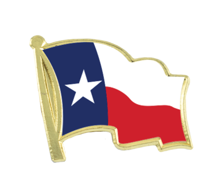 Express Texture Tone 1" Flag Lapel Pin 4