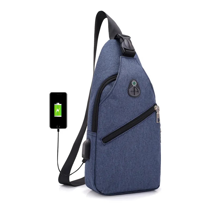 Custom Logo Chest Bag Sling Backpack 4