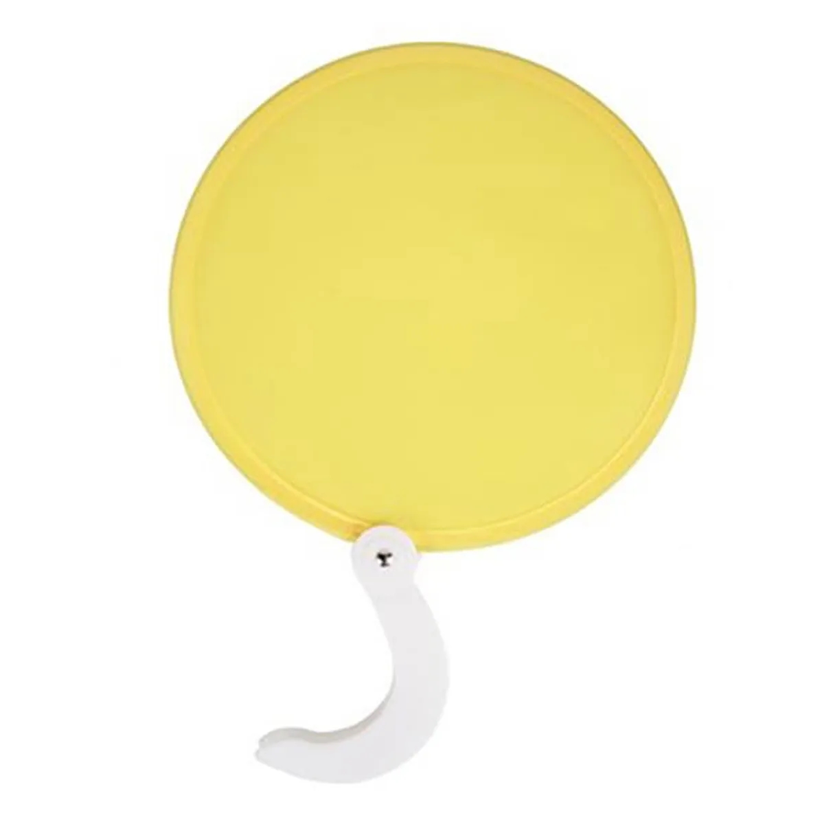 Custom Portable Foldable Polyester Hand Held Disc Fan 8