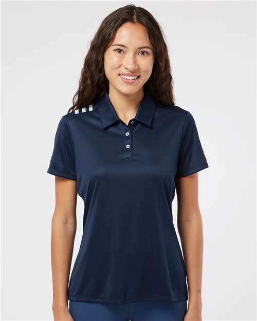 Women's 3-Stripes Shoulder Polo - A325 13
