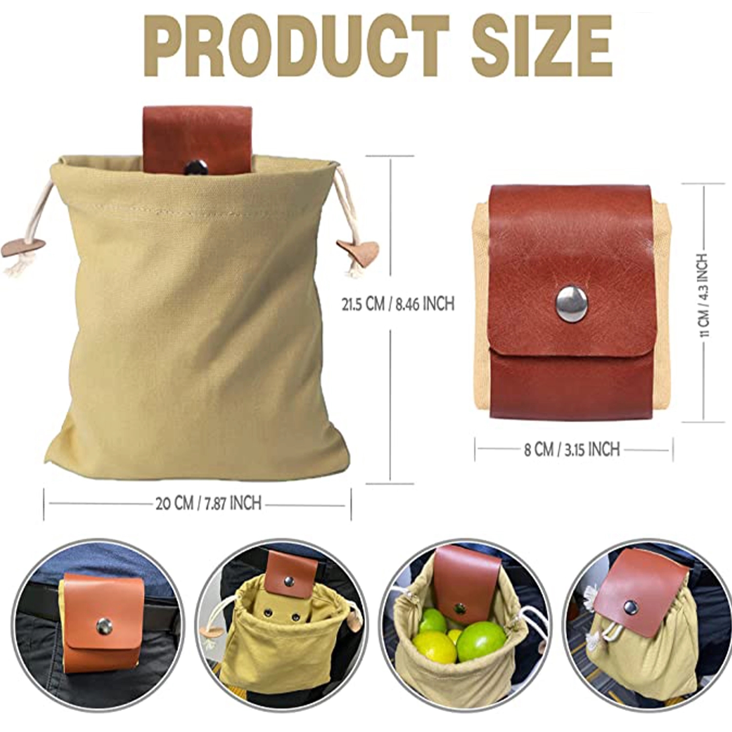 Outdoor Collapsible Foraging Bag 3
