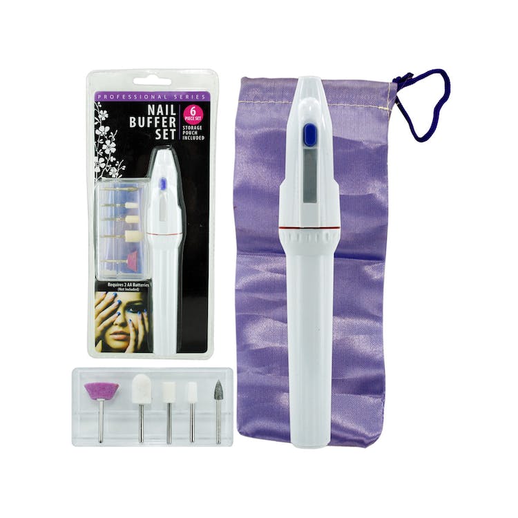 Nail Buffer Sets - 6 Piece Battery Operated 2