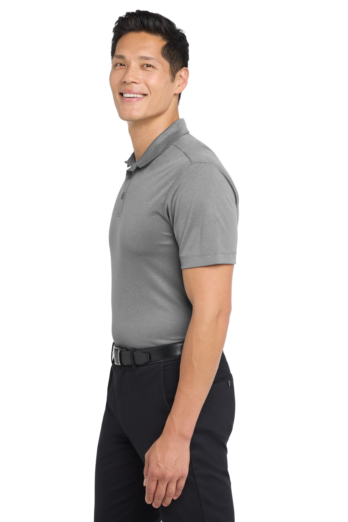 Port Authority Heathered Silk Touch Performance Polo. K542 18