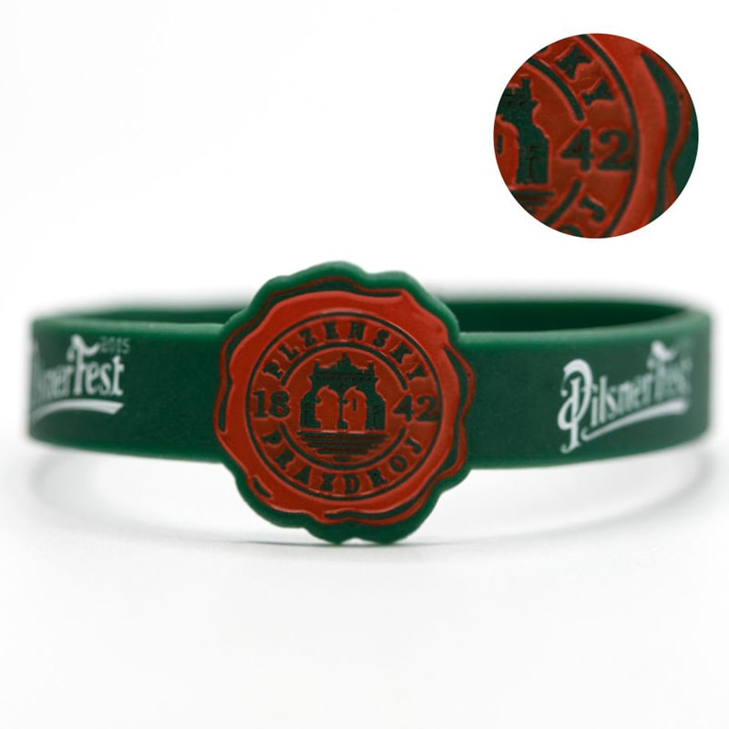 1/2 Inch Ink Injected Figured Wristbands 197