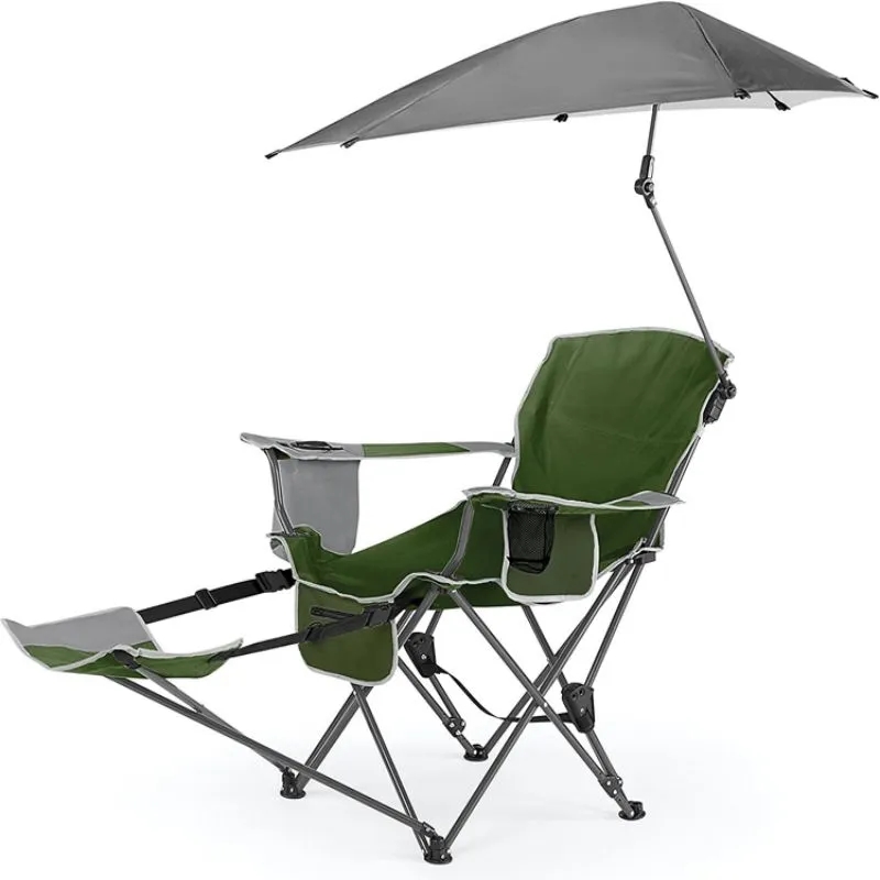 Foldable Beach Chair with Umbrella 10