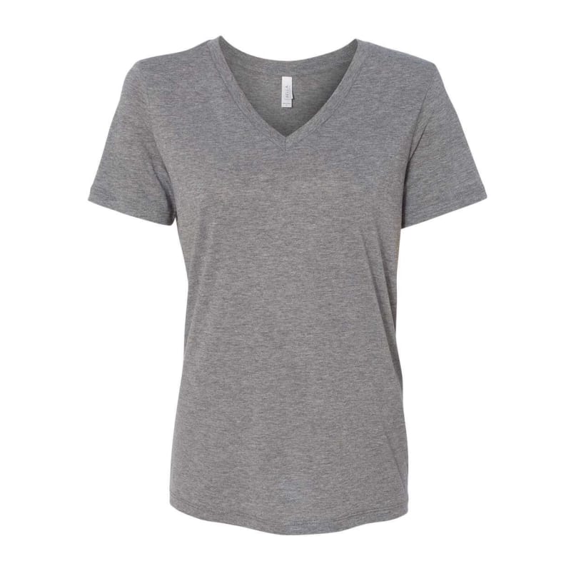 Bella + Canvas Ladies' Relaxed Triblend V-Neck T-Shirt 4