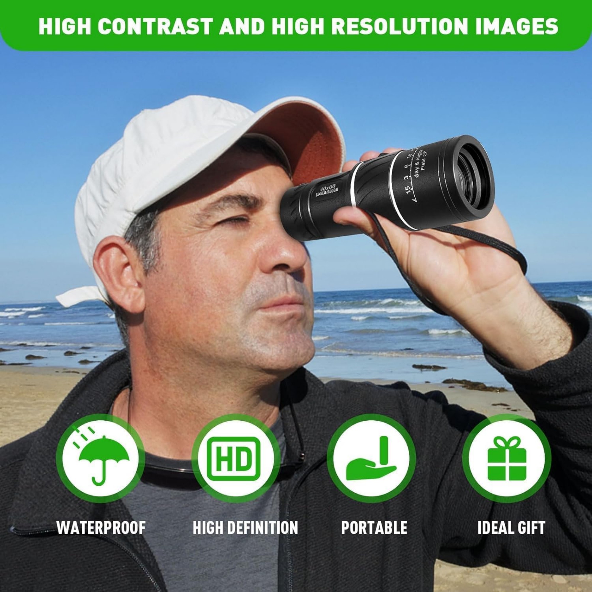 16X52 Mini Monocular Telescope 1