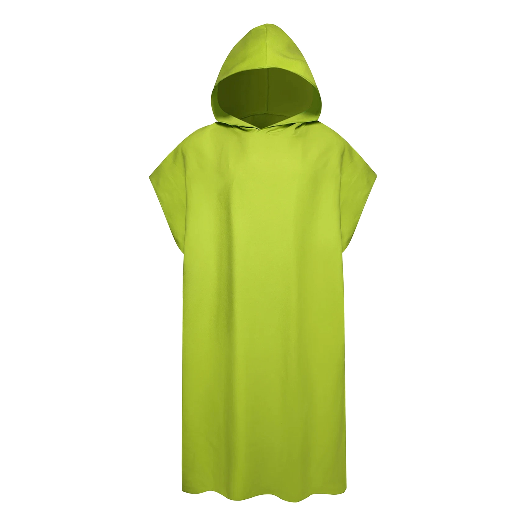 420GSM Solid Microfiber Absorbent Hooded Beach Robe For Adults 12