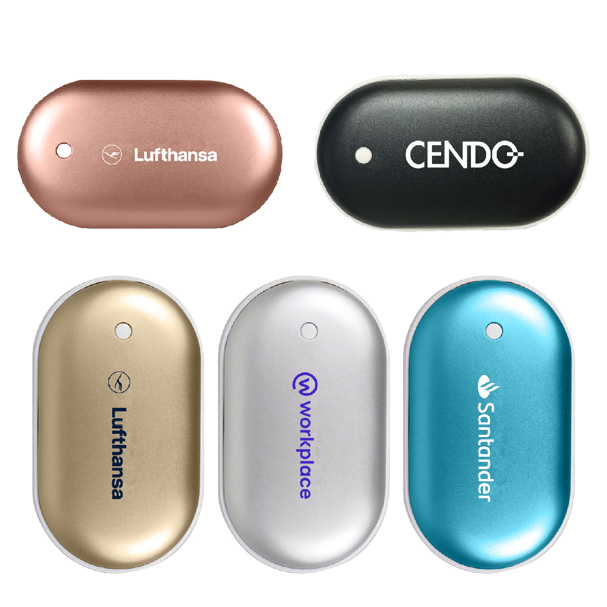 Pebble Pocket Hand Warmer & 5200mAh Power Bank with Double-Sided Heat 6