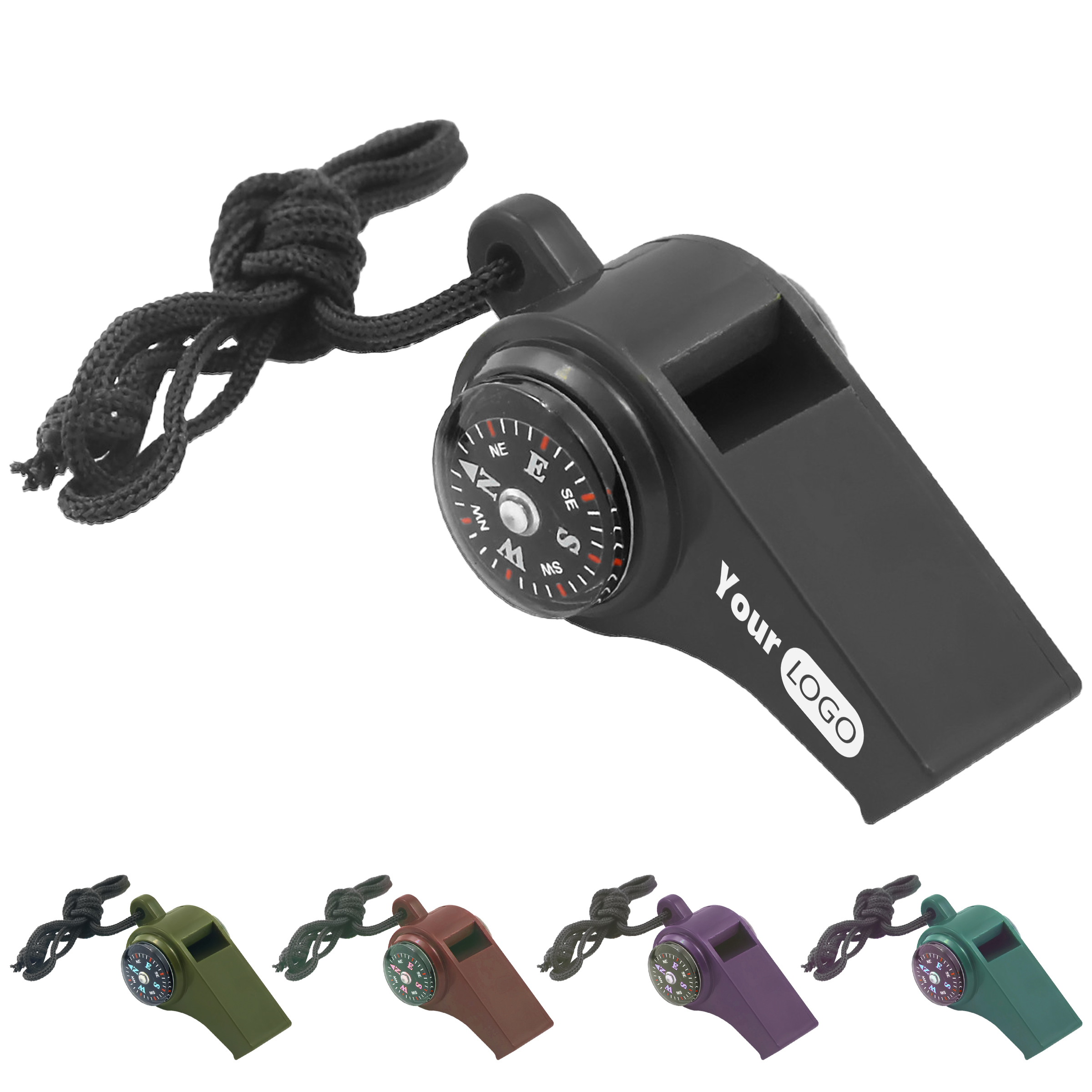 Abs Outdoor 3-In-1 Survival Whistle 6