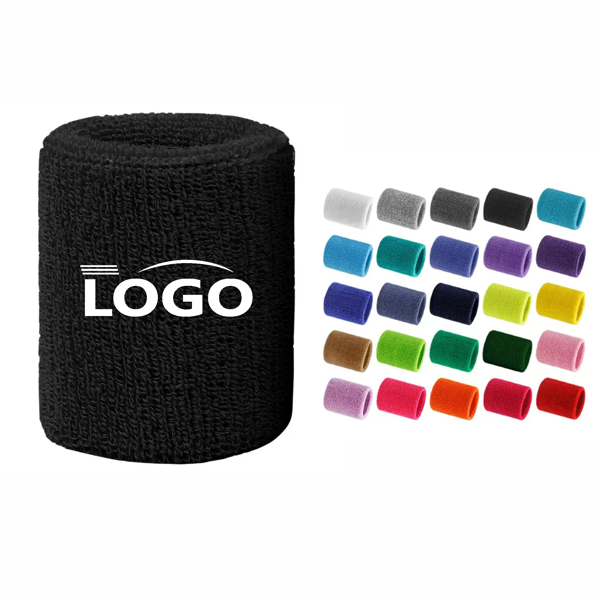 Customizable Sweat Absorbing Towel Wrist Guard MOQ 10pcs 2