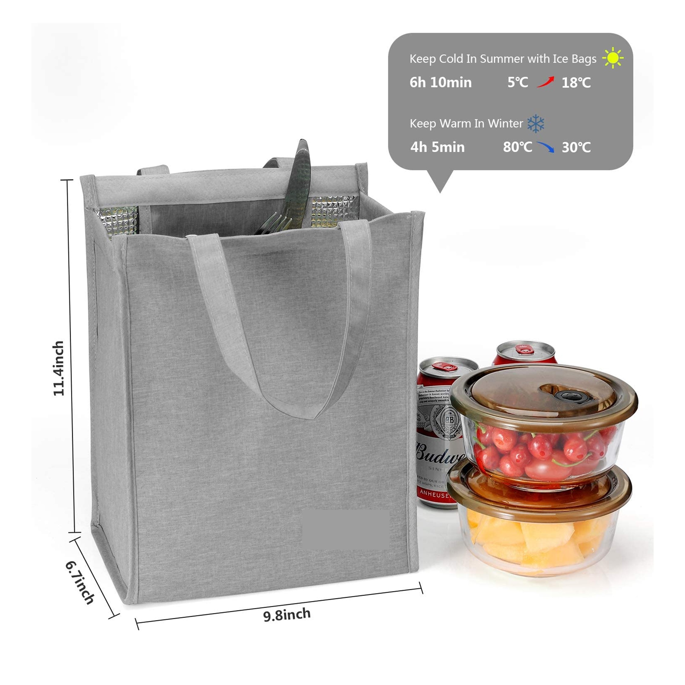 Waterproof Insulated Custom Lunch Bag 2