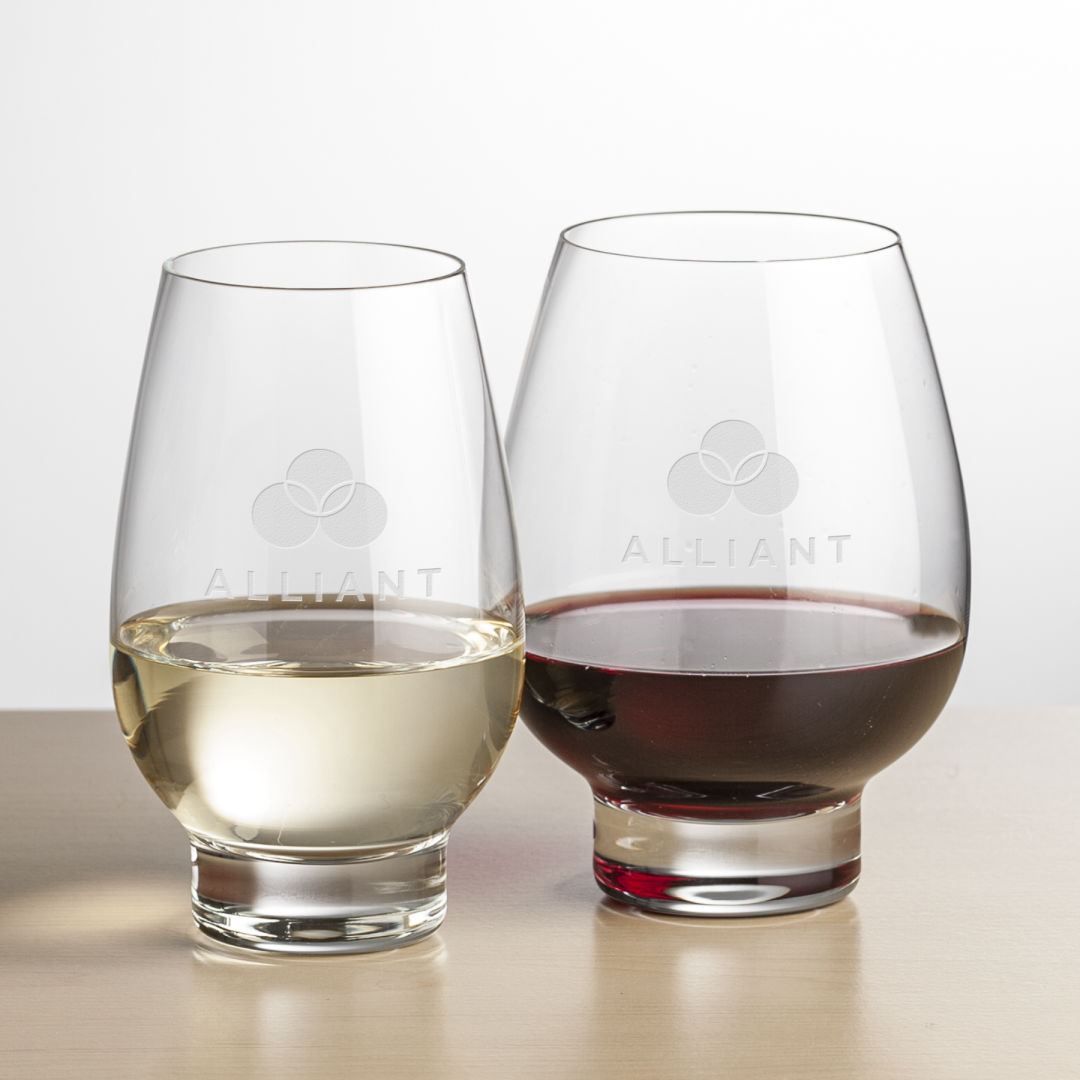 Glenarden Stemless Wine - Deep Etch