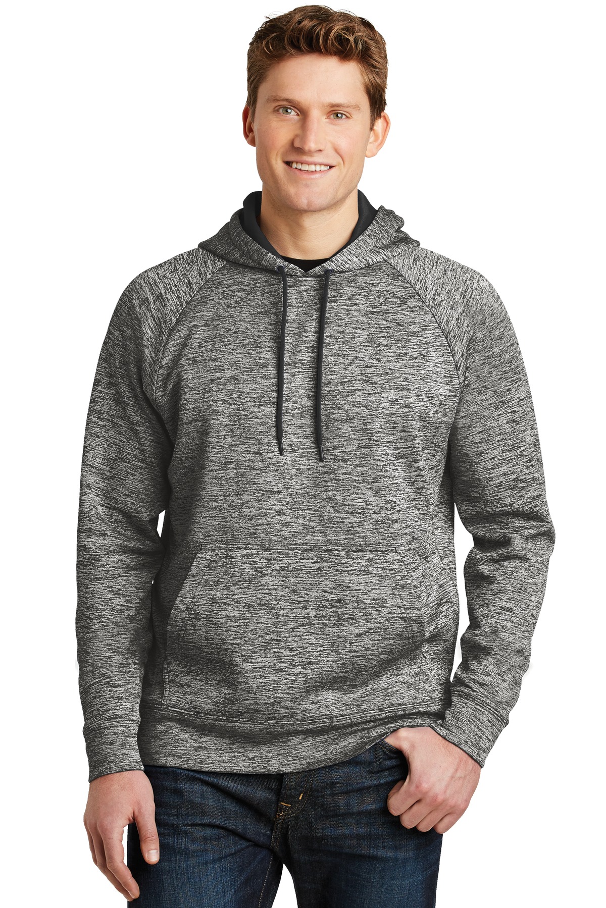PosiCharge Electric Heather Fleece Hooded Pullover