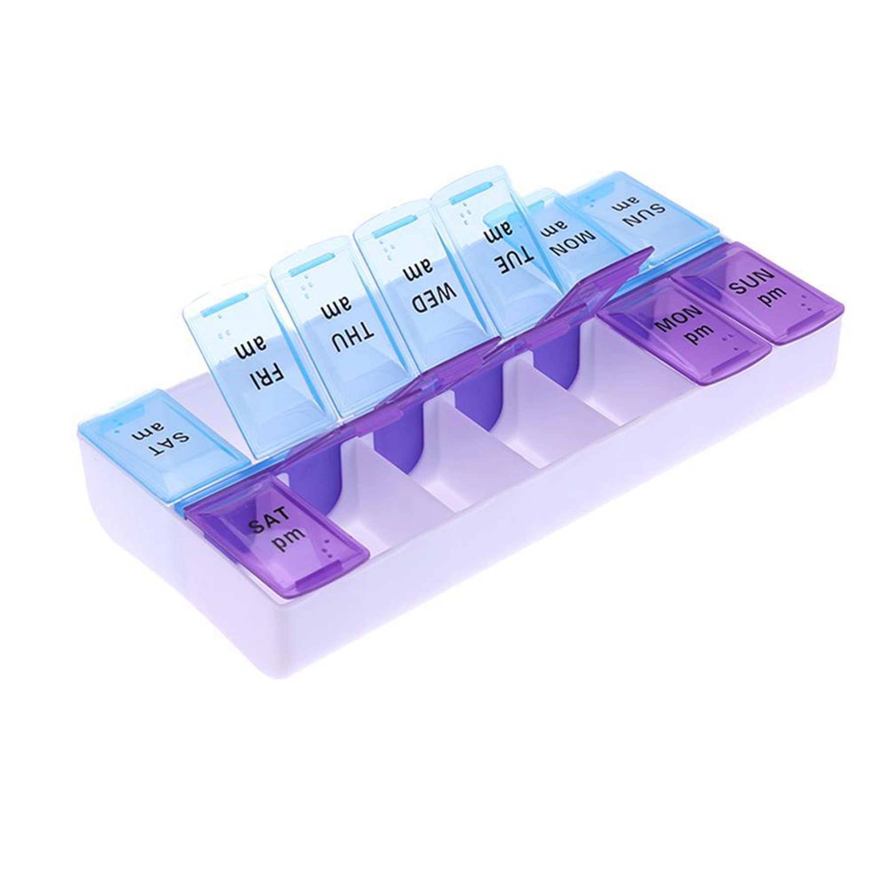 Double Row Weekly 7 Day Pill Box 5