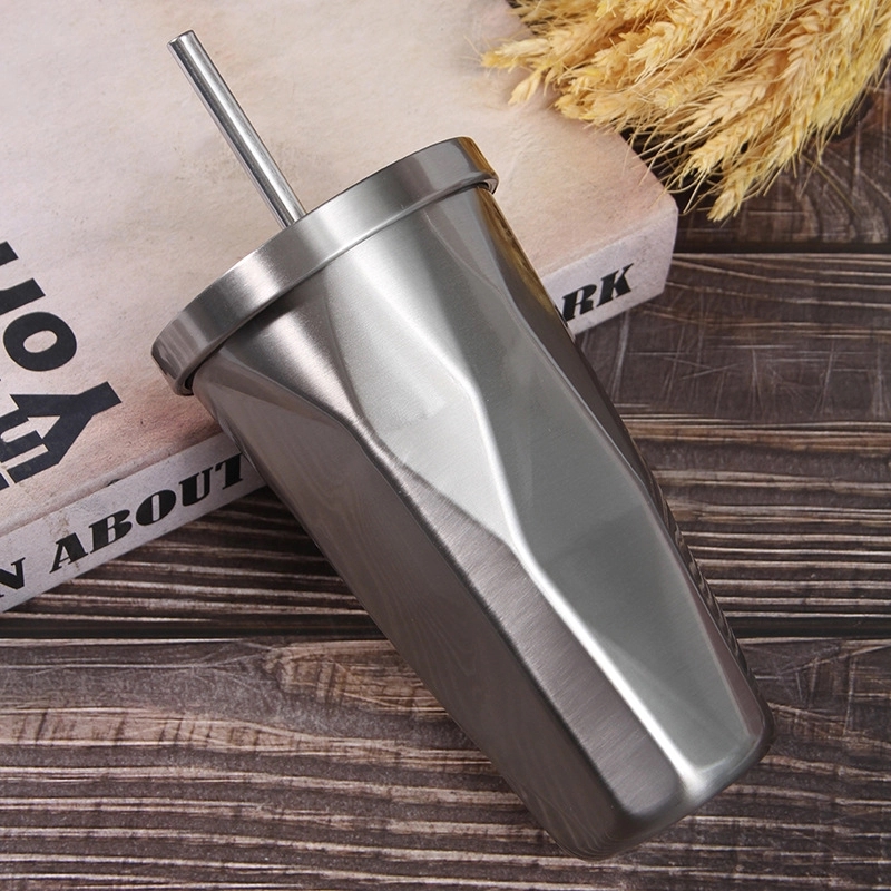 16oz Travel Mug Tumbler with Lid and Straw 2