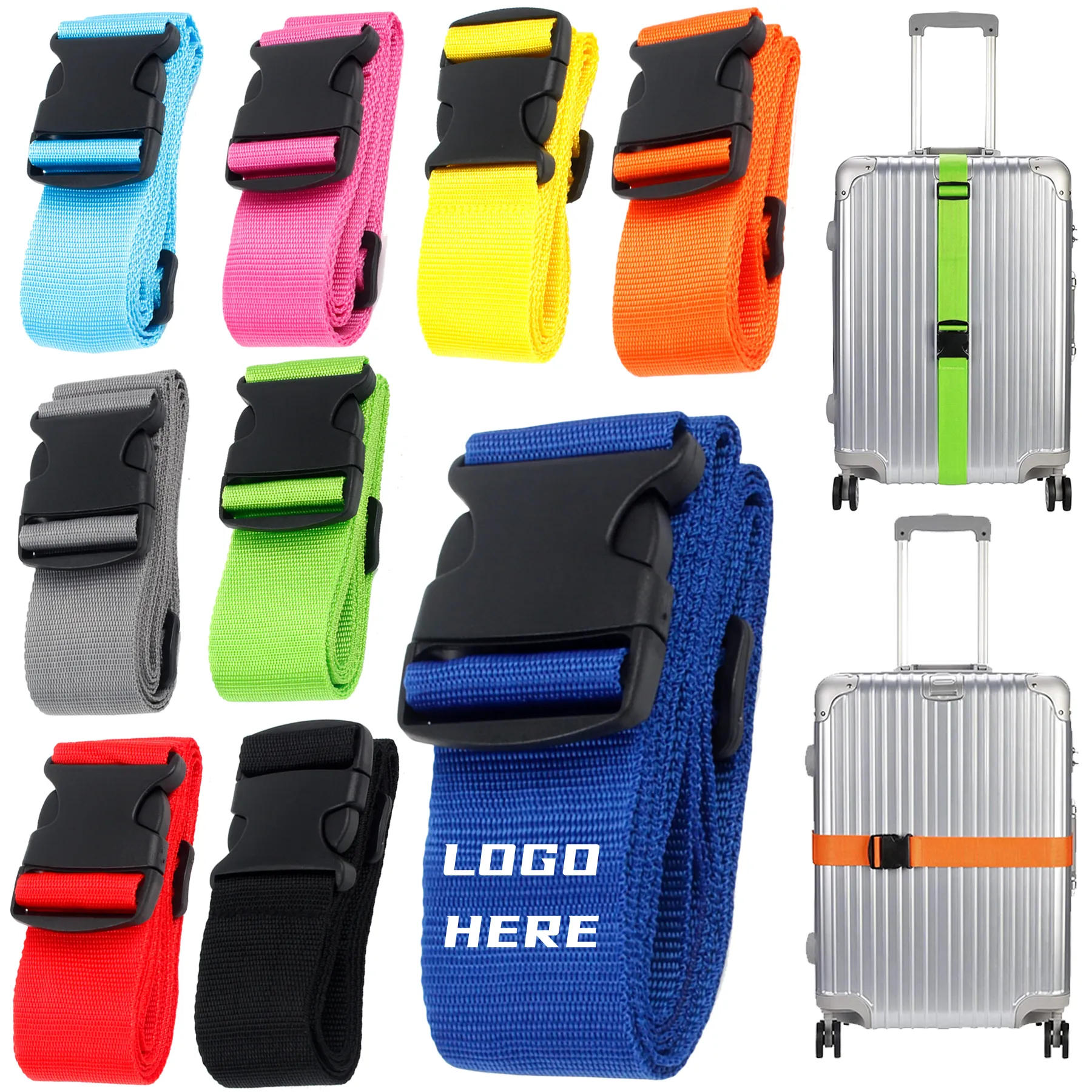 Ultra Long Heavy Duty Luggage Strap 2