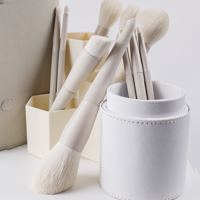 10PCS Cosmetic Makeup Brush Kit with pouch 5