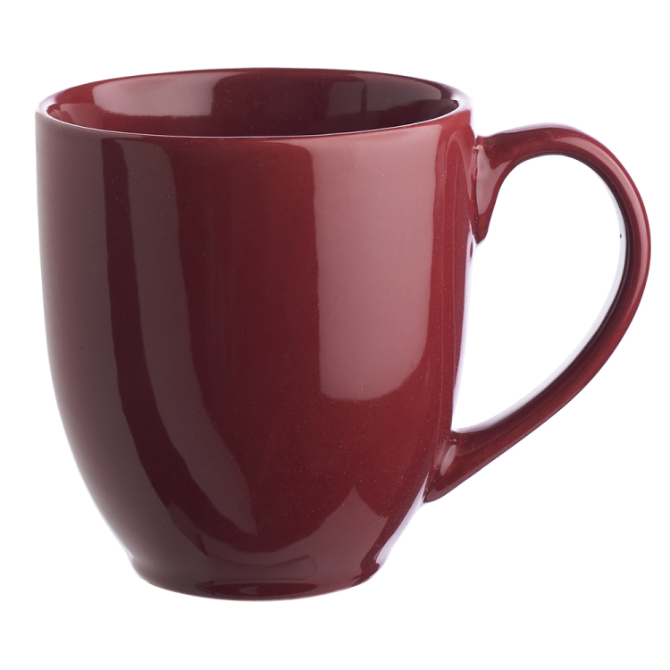 16 oz. Bistro Glossy Coffee Mug with Ceramic Coaster Set - Colors 12