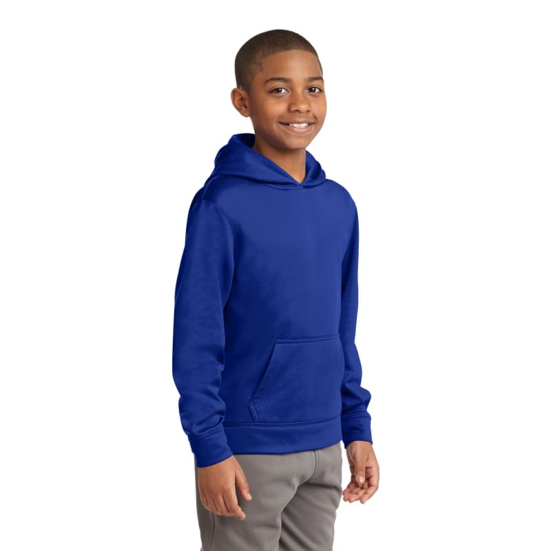 Sport-Tek Youth Sport-Wick Fleece Hooded Pullover. 13