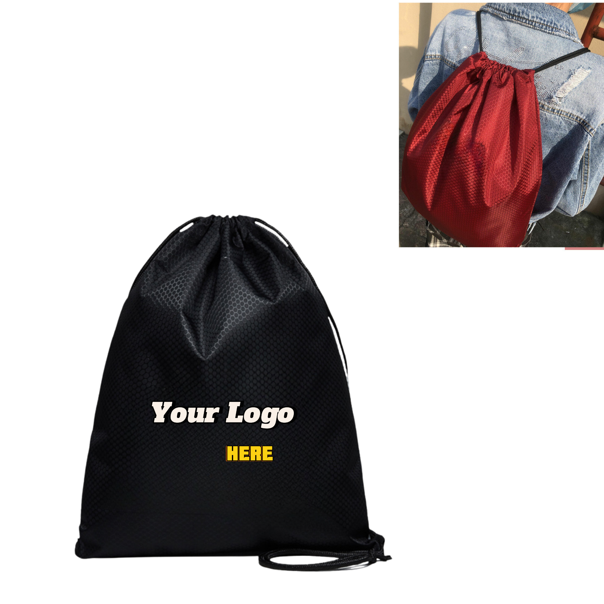 Durable Waterproof Drawstring Sport Bag 2