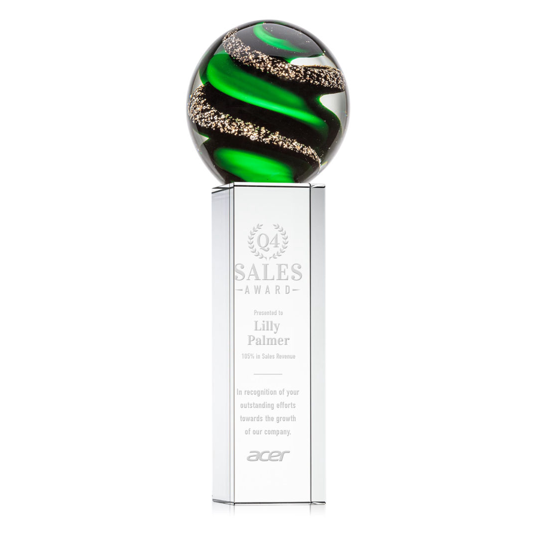Zodiac Award on Dakota Base - Clear 6