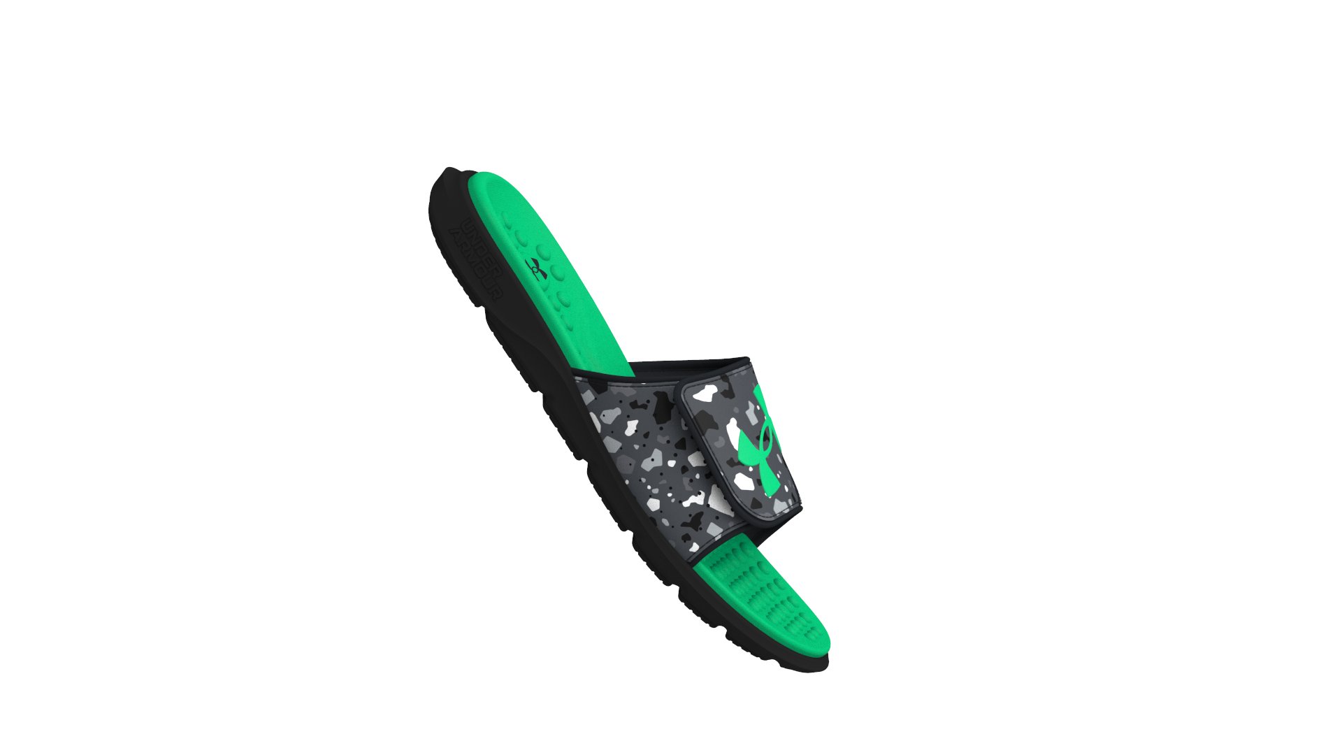 UA Ignite Pro Graphic Strap Boys' Slides 7
