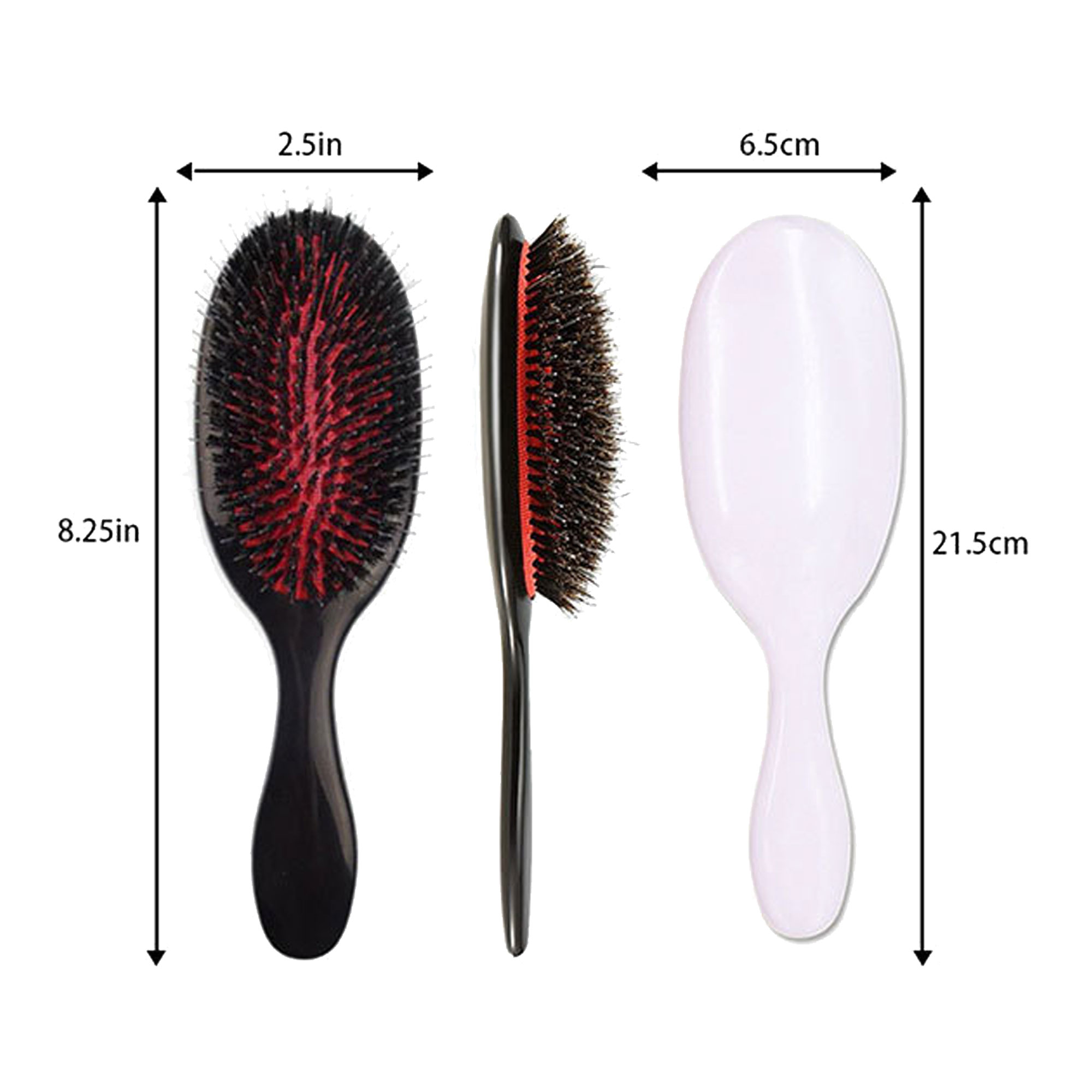 Boar Bristle Hair Brush 3