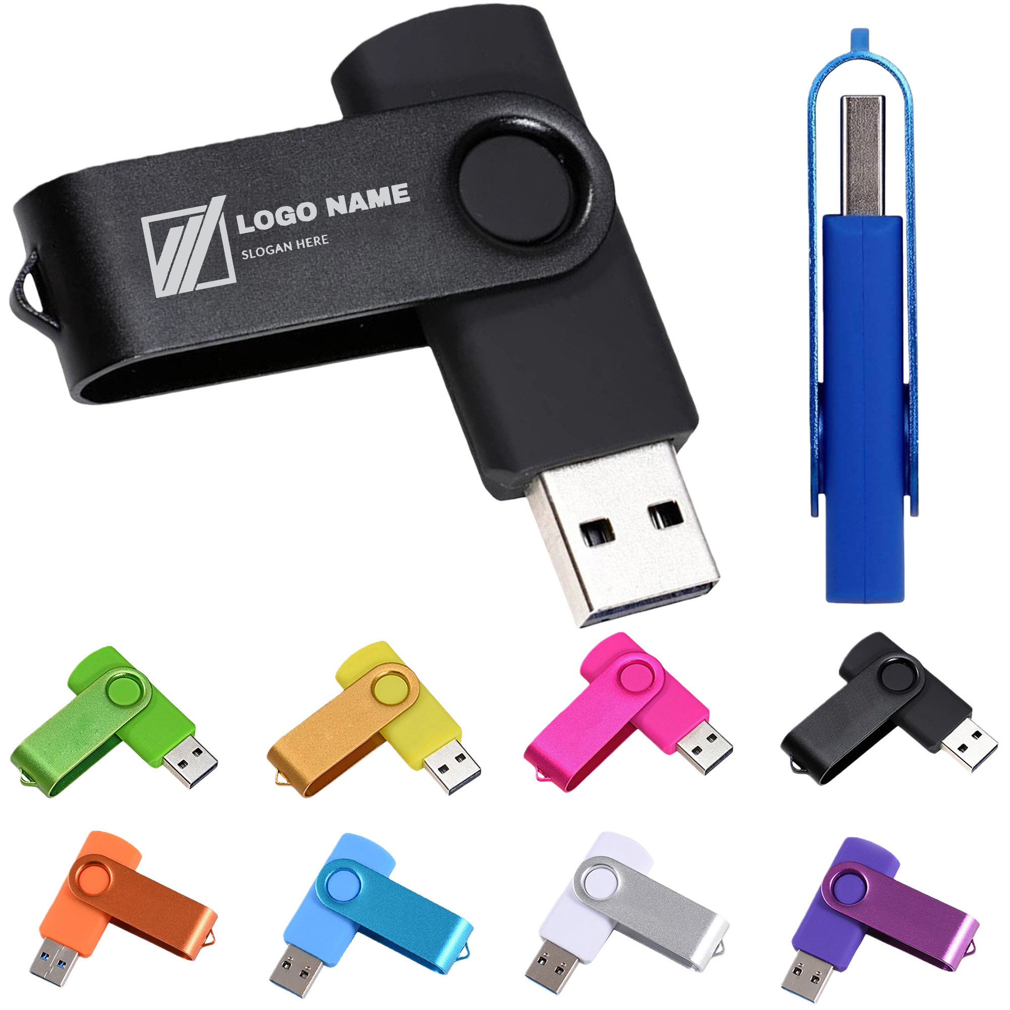 Lightweight USB Swivel Flash Drive 1