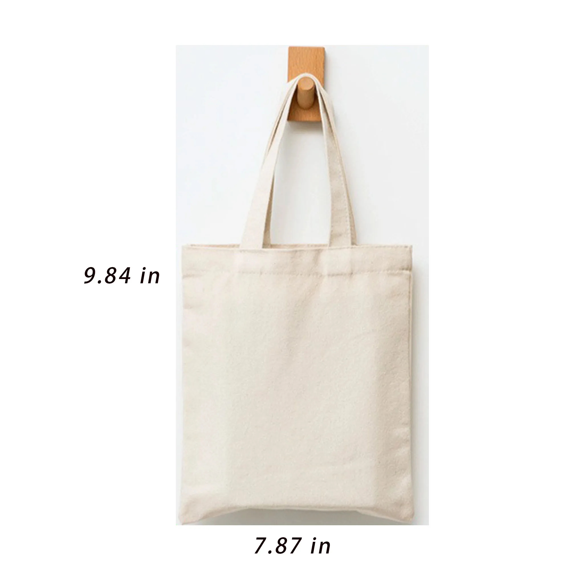 Eco-Friendly Canvas Tote With Logo For Shopping, custom tote bag with logo imprint 3