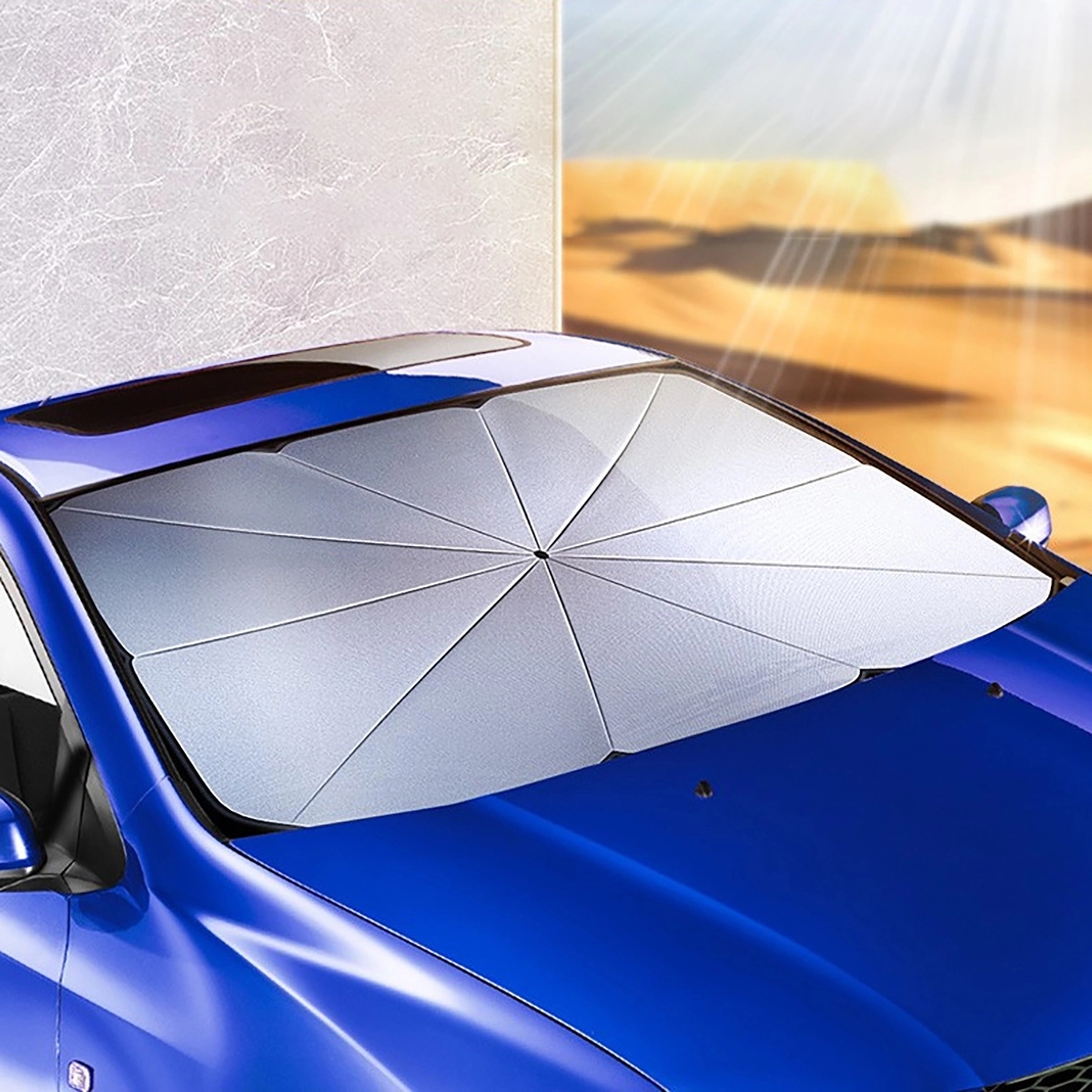 Foldable Car Windshield Sun Shade 2