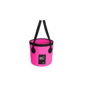 Folding Bucket With Waterproof Fabric And Dual Handles 4