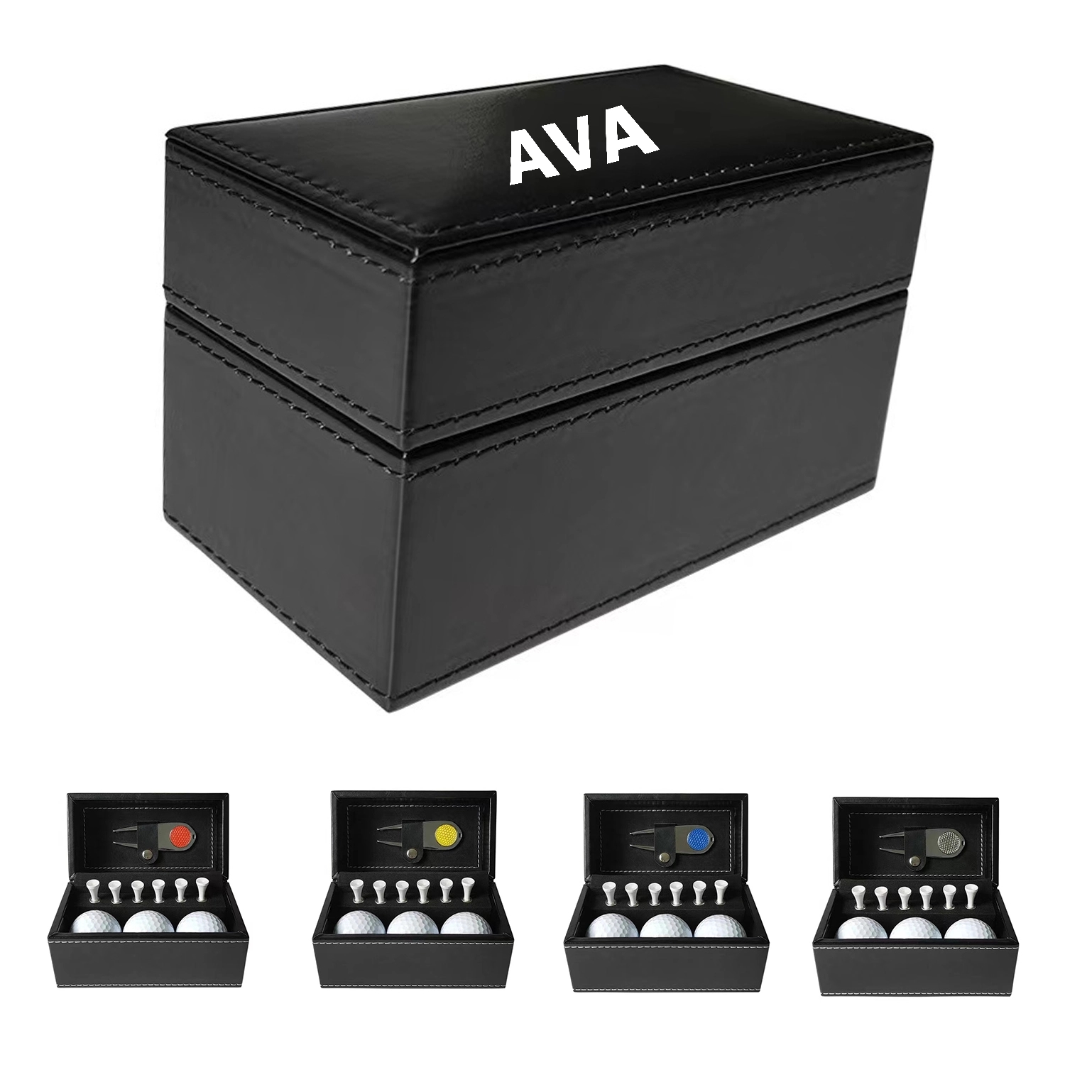 PU Leather Golf Gift Box 3