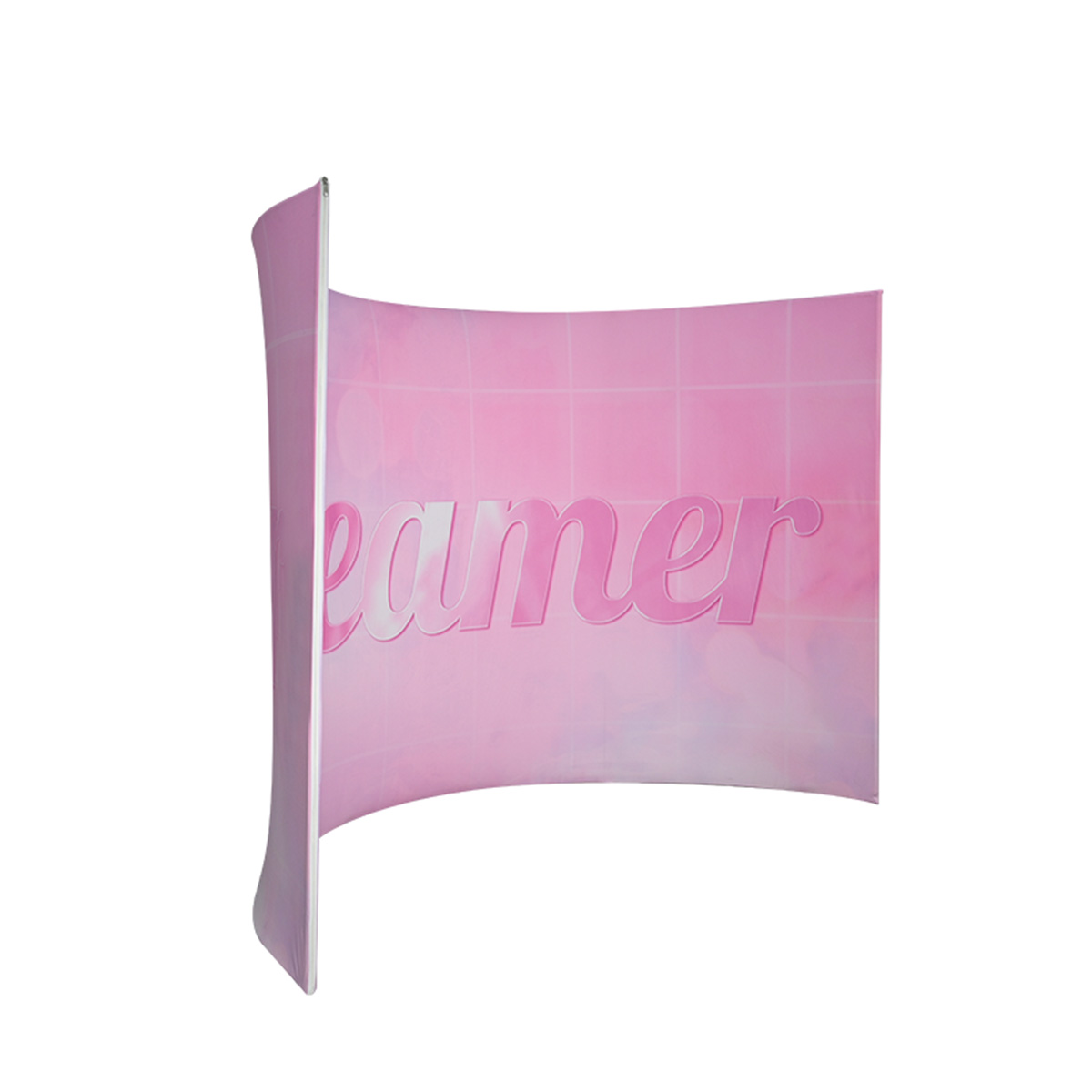 8ft C-Shaped Display Wall Full Kit - 2 Side Imprint 2