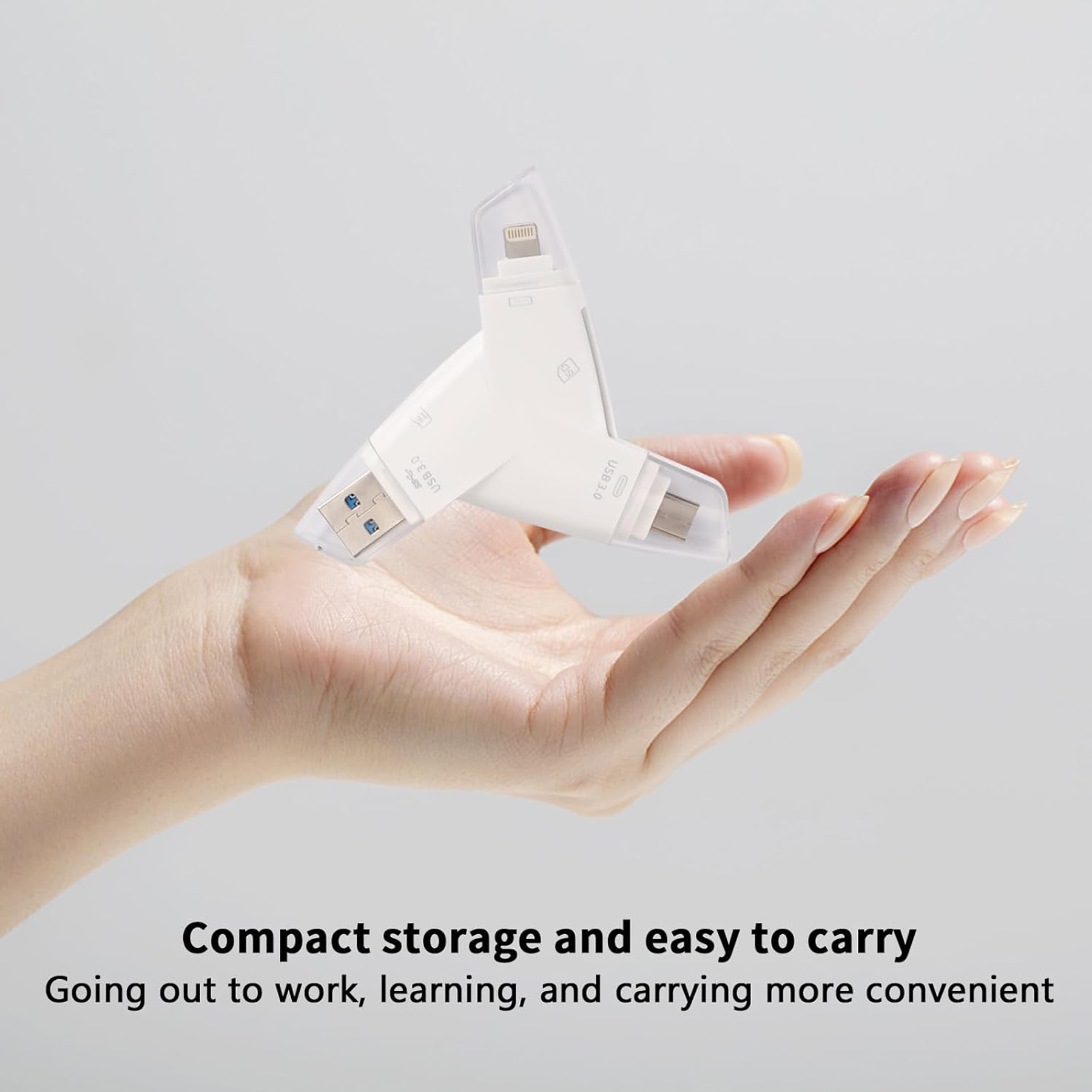 USB-C 3.0 SD Card Reader Adapter 2
