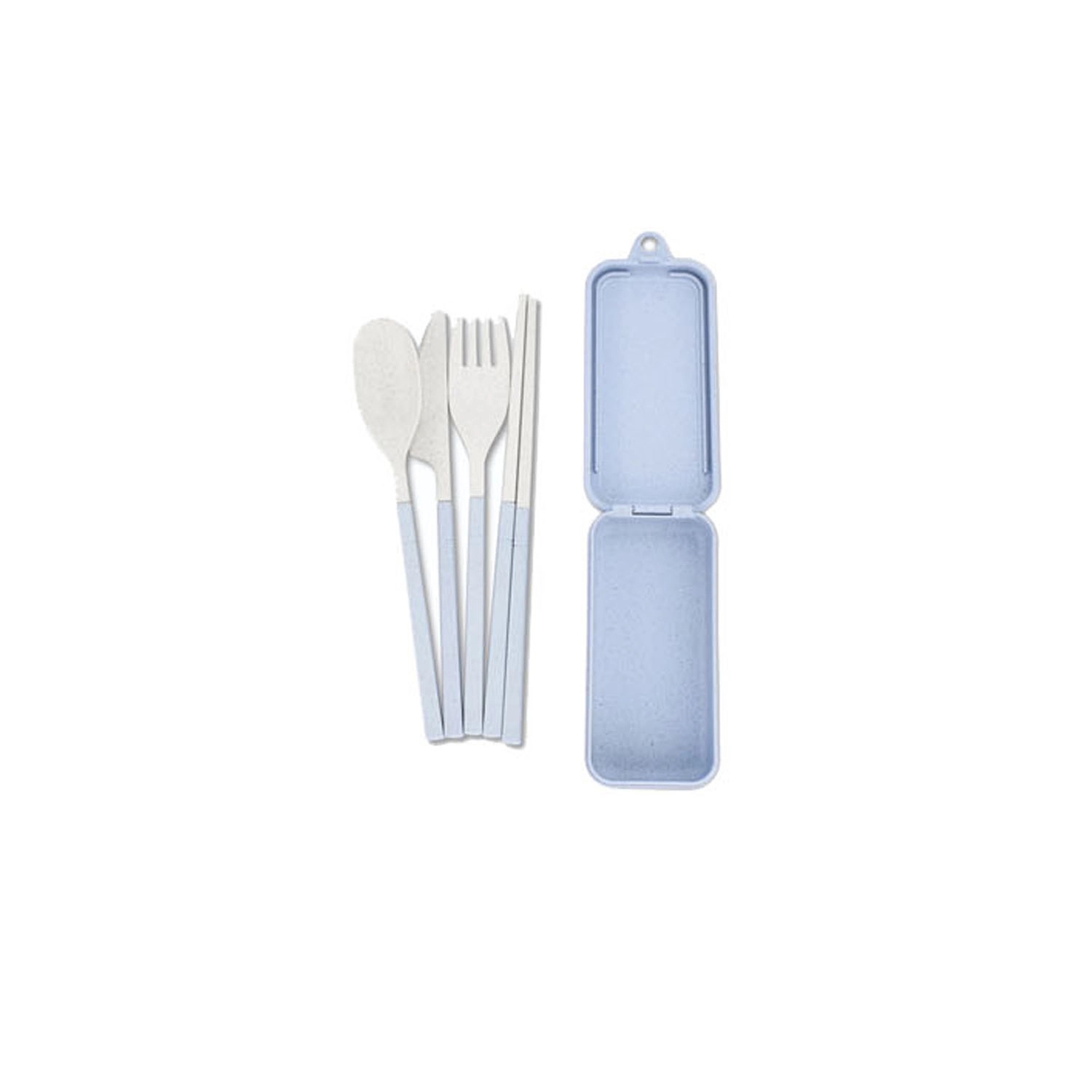 Foldable Wheat Straw Tableware Set 1