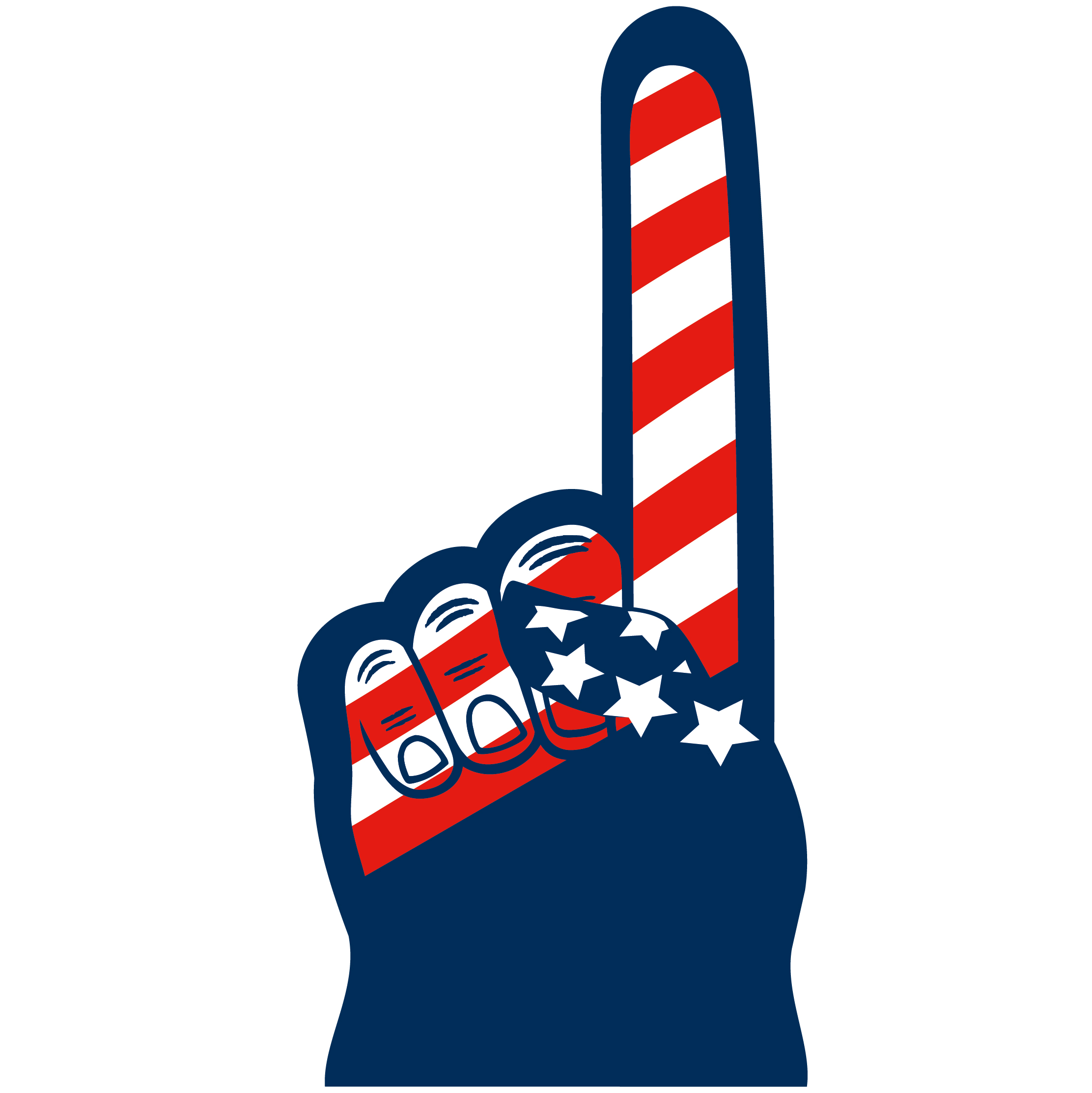 18" USA #1 Foam Hand 11