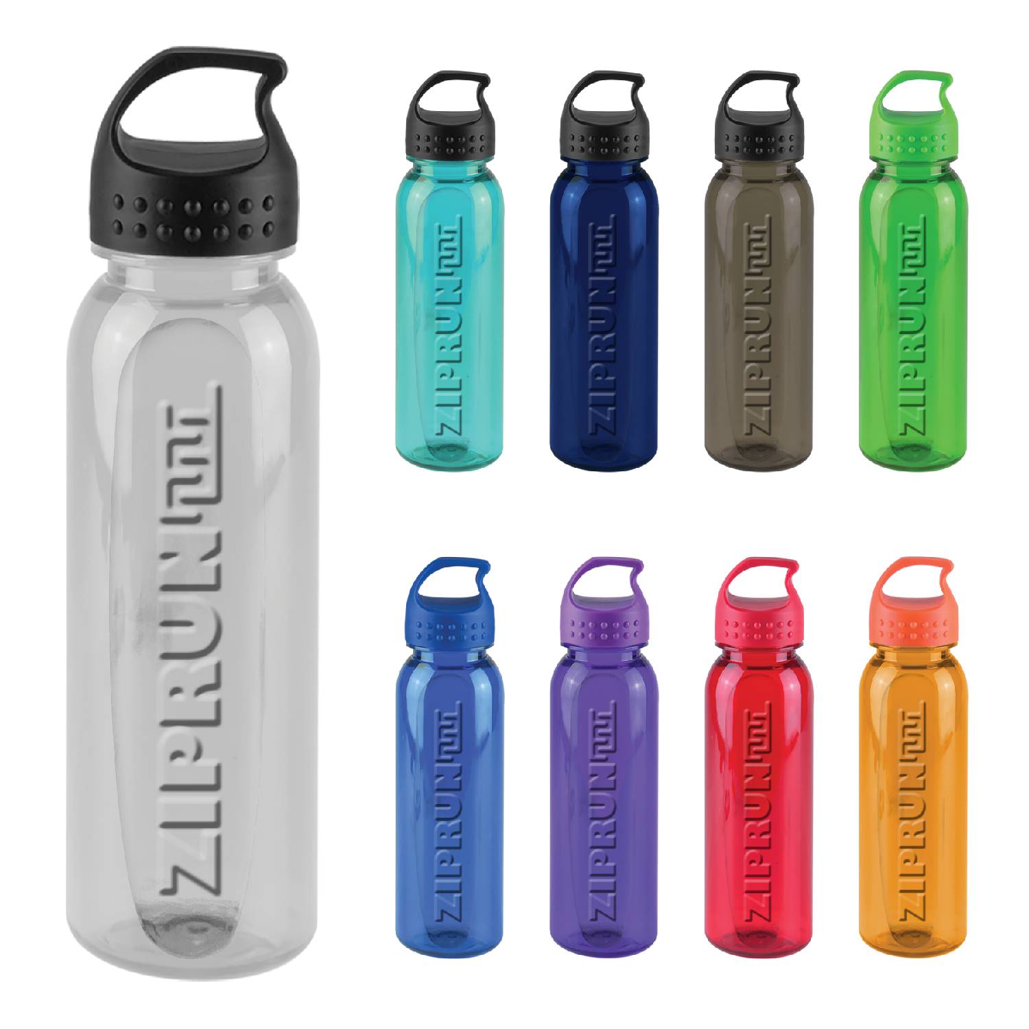 Tritan Sports Bottle with Crest Lid, 24oz. 5
