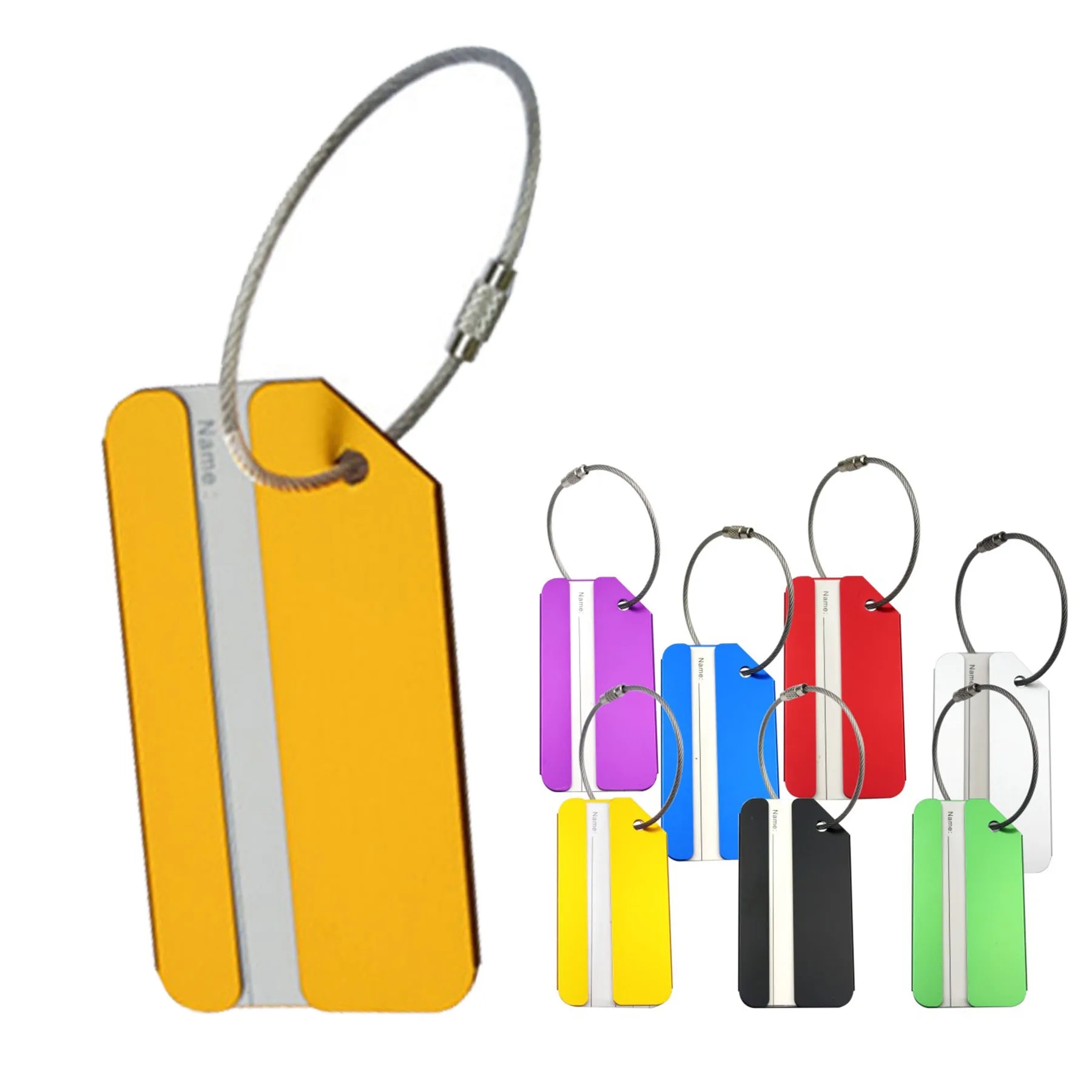 Metal Luggage Tags 2