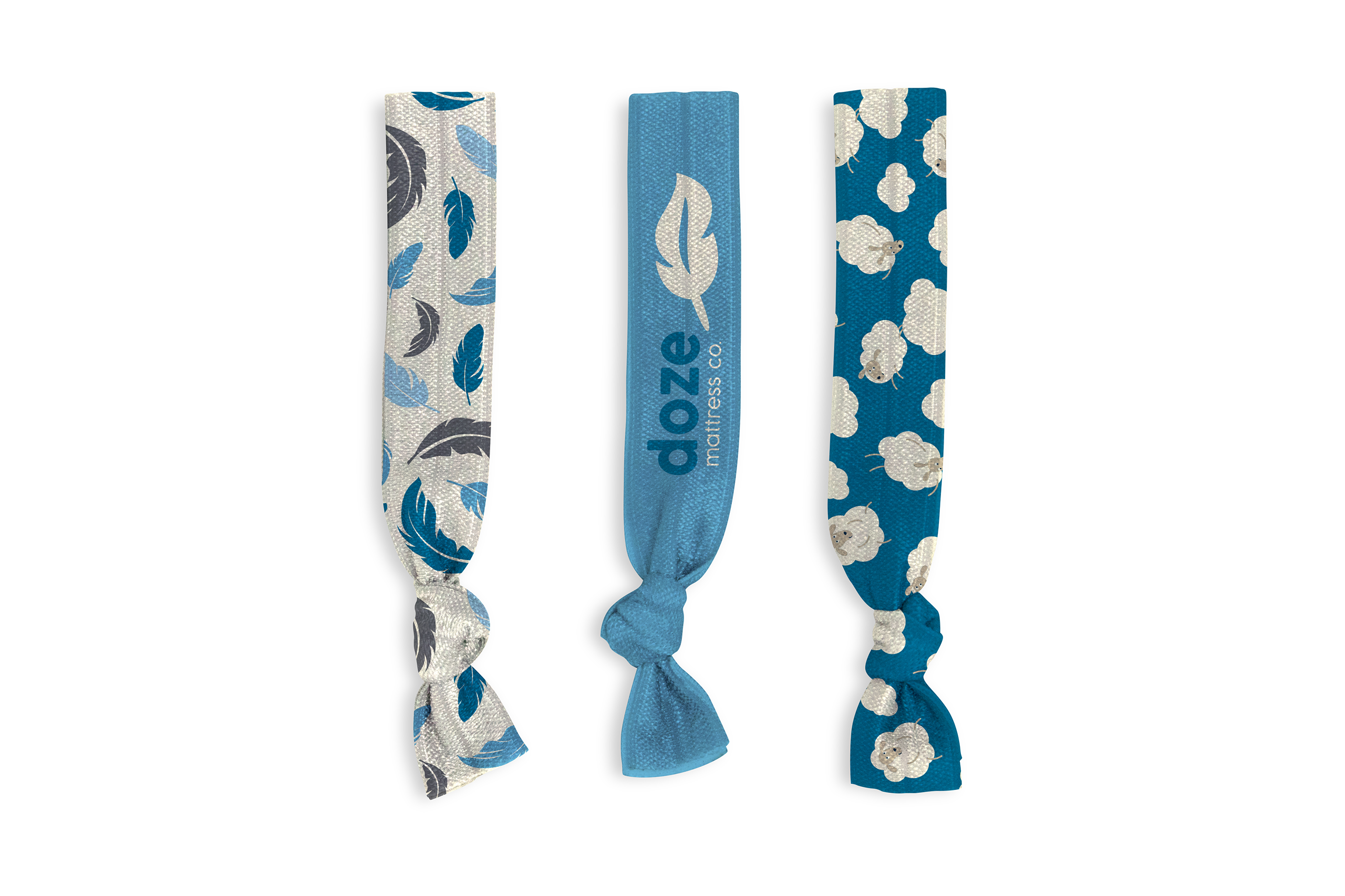 3 Piece Knotted Hair Tie Set