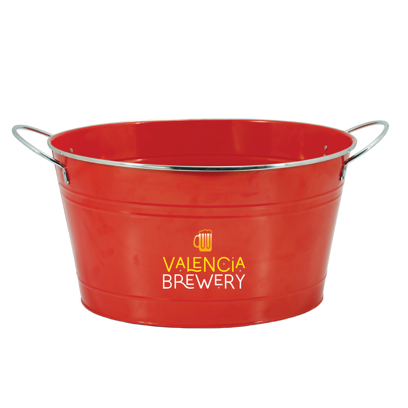Twine Living® Big Red Metal Drink Tub
