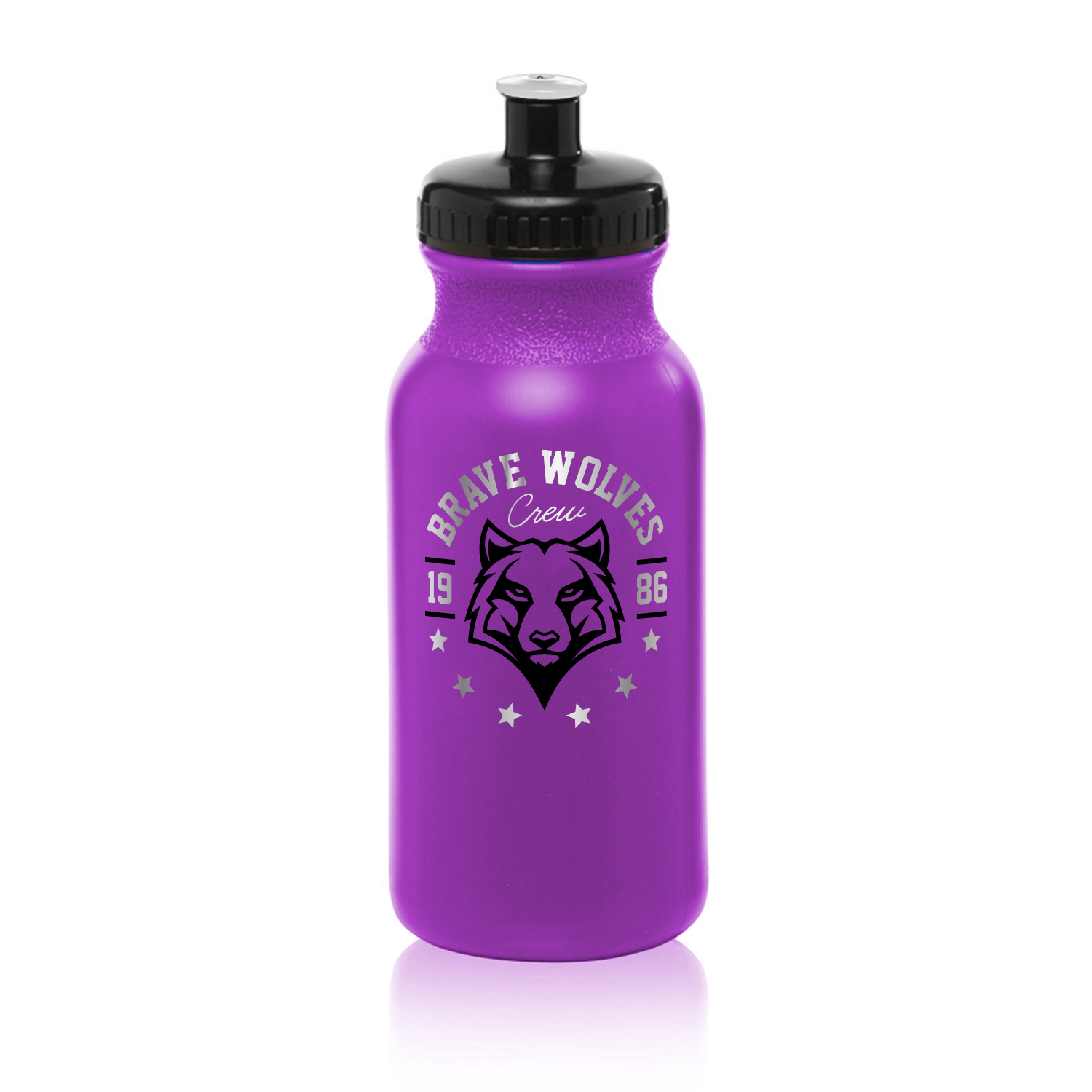 20 oz. Spirit Sports Water Bottle (1 Color Imprint) 2