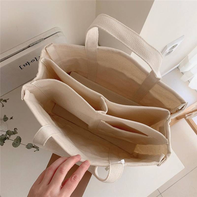 Canvas Beige Mommy Bag 3