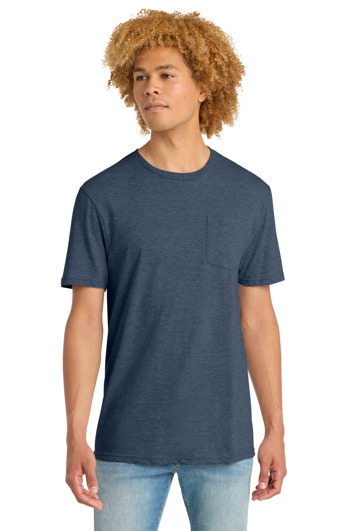 District Very Important Tee with Pocket. DT6000P 16