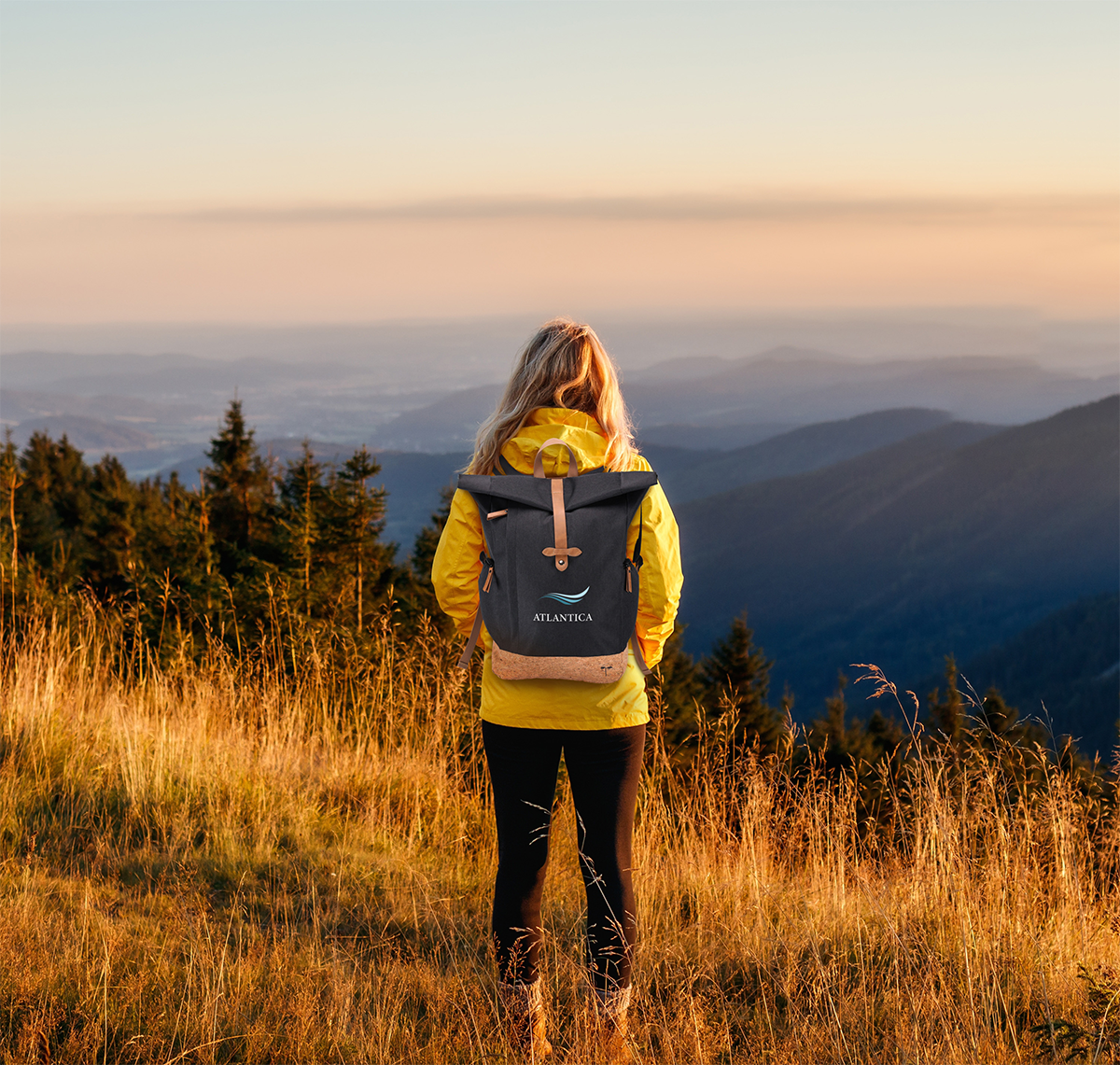 EarthTrendz™ rPET Rolltop Backpack 11