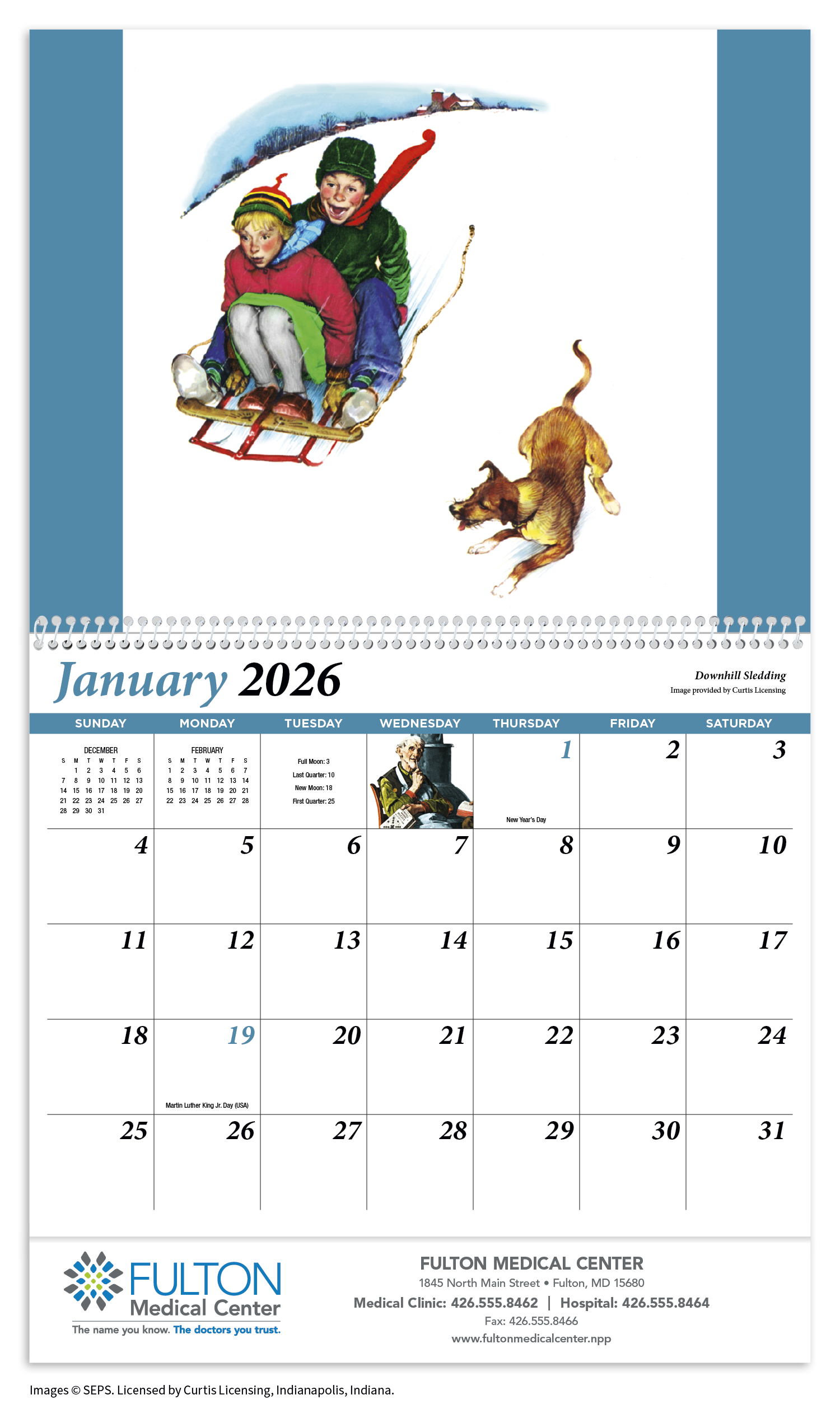 HotLine® Products Rockwell Pharmacy Special Markets Calendar 56