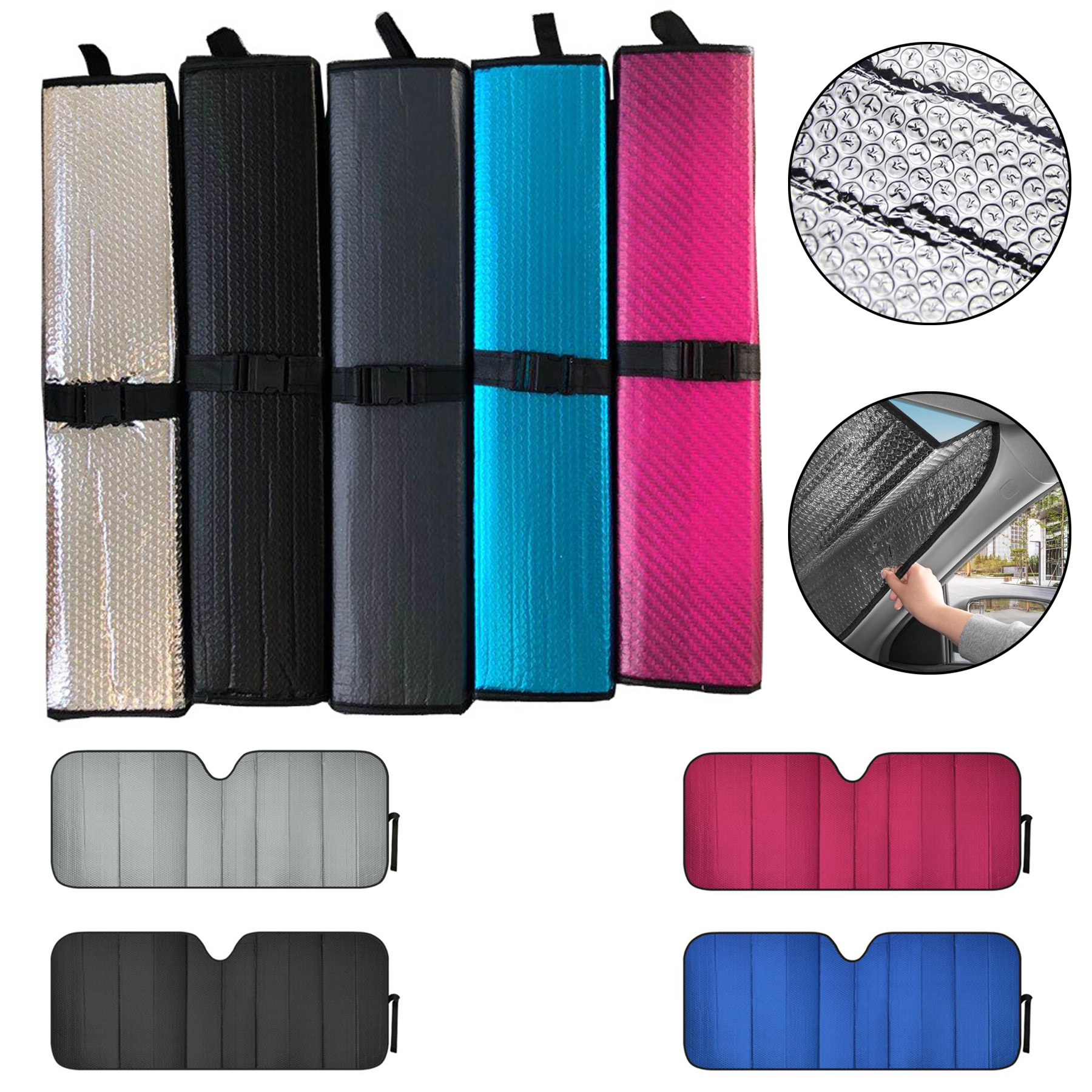 Auto Front Windshield Sun Shade 2