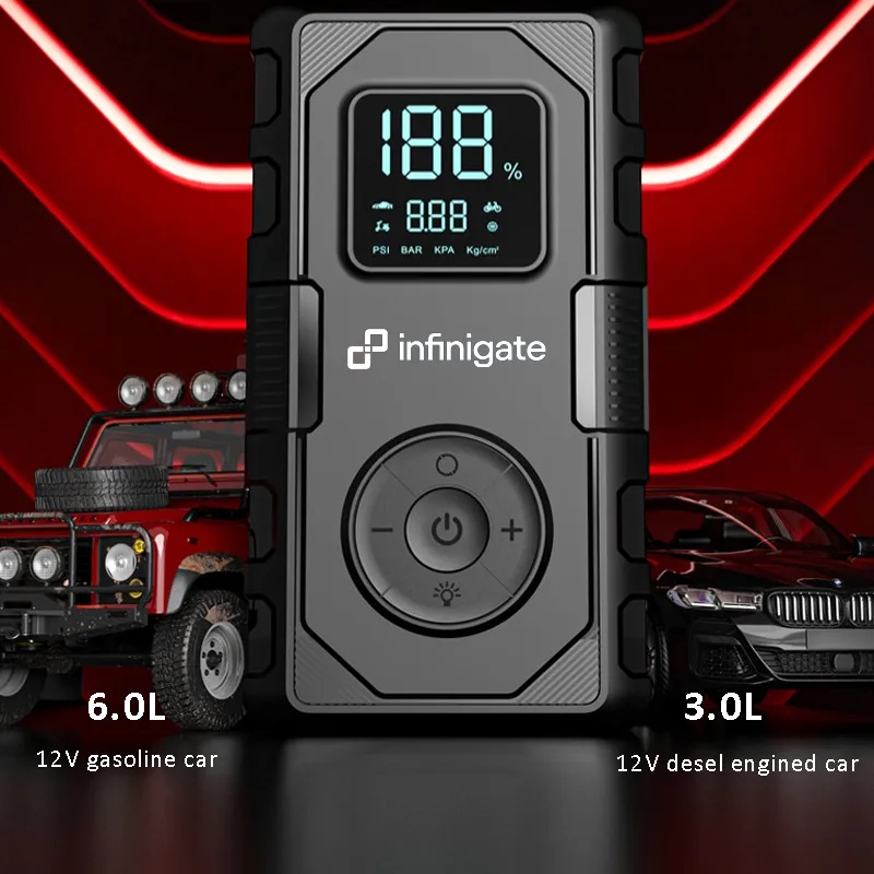 Car Emergency Jump Starter With A Peak Current of 1000A 3