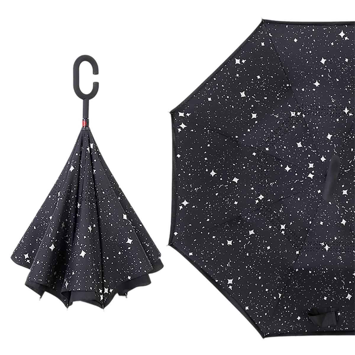 Portable Nylon Reverse Folding Umbrella for Outdoor Use 31